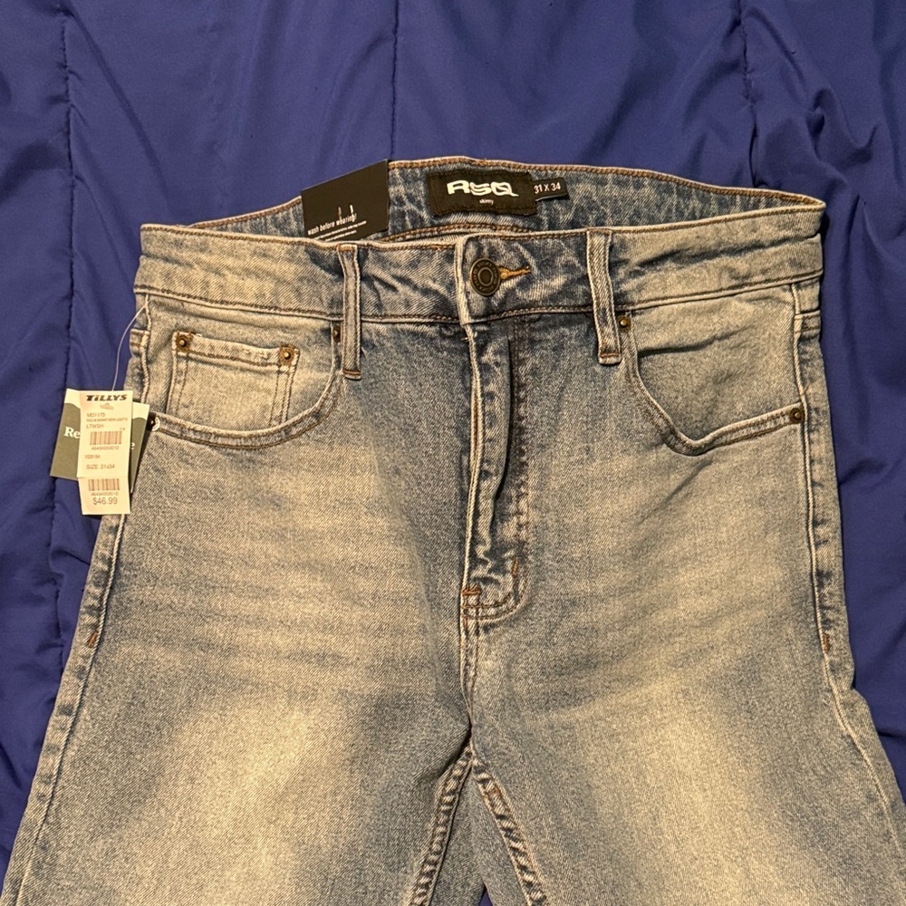 RSQ Light Blue Slim Men's Jeans